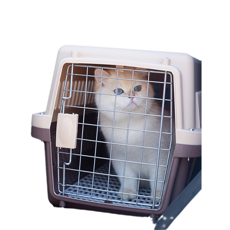Pet air box cat out carrying bag car carrying box cat cage dog cage large and medium small dog dog box wholesale
