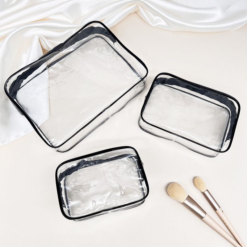 Портативная трехмерная косметичка образец молнии водонепроницаемая сумка для хранения комплект из трех частей