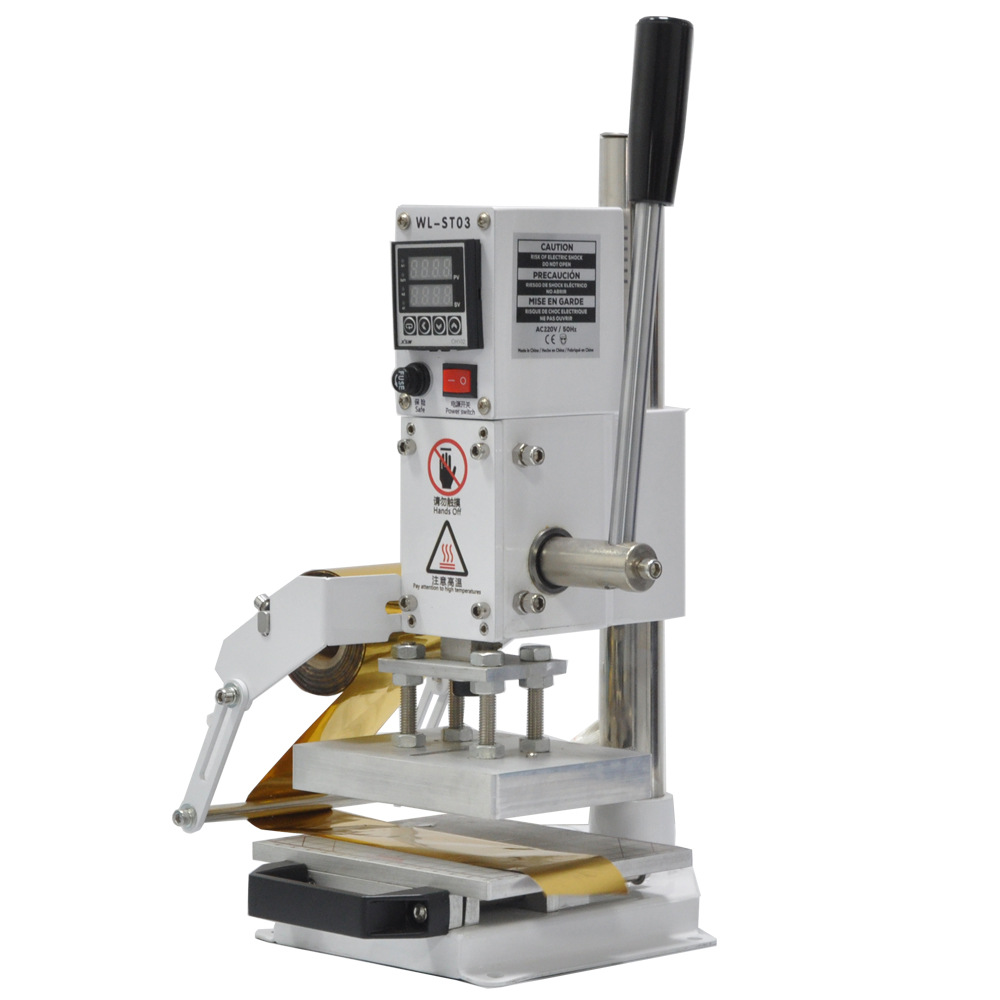 Multifunctional manual hot stamping machine leather hot stamping machine hot stamping machine hot stamping word indentation branding machine marking machine