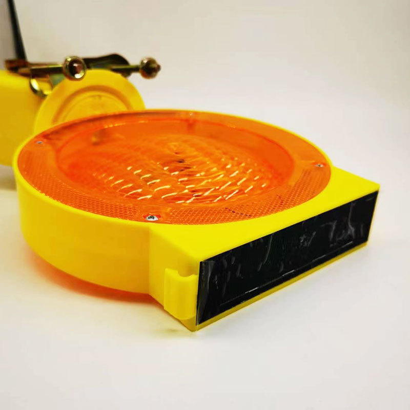Factory Direct Sales Construction Warning Light Charging-Free Traffic Obstacle Light Night Safety Strobe Light Solar Warning Light