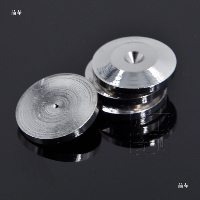 Speaker Shock-Absorbing Foot Pad 25mm Shock-Proof Anti-Slip Pad Silver Floor Protection Pad Fever Accessories