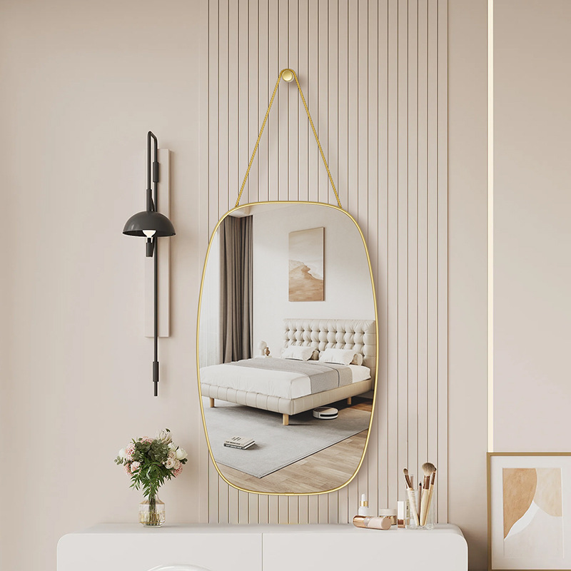 Dressing Mirror Wall-mounted Home ins Style Student Dormitory Fitting Mirror Room Bedroom Wall-mounted Full-length Mirror