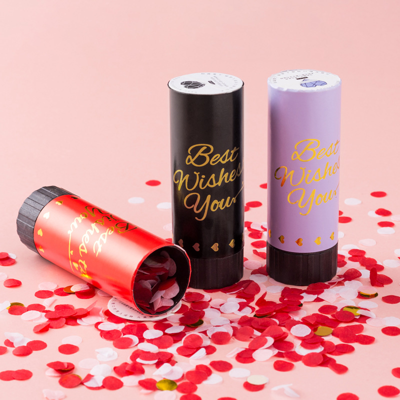 11cm Wedding Salute Spring Fireworks Confetti Hand-twisted Fireworks Salute Wedding Supplies