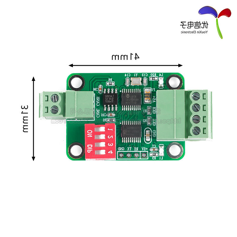 Ttl Serial Port to Can Bus Module Ttl to Rs232 Module Serial Port to Can Transparent Transmission Communication Data Module