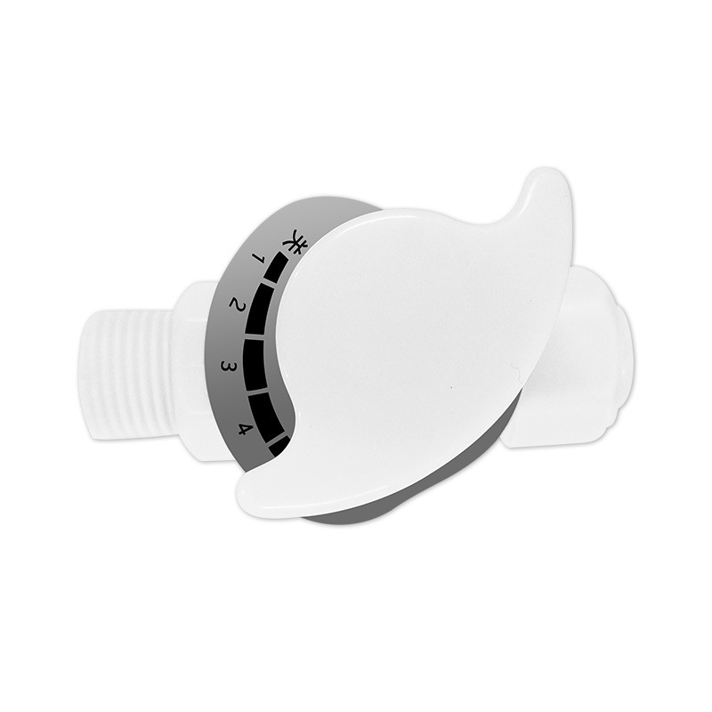 General-purpose temperature regulating valve for instant electric water heater water flow white plastic water regulating valve water temperature regulating valve