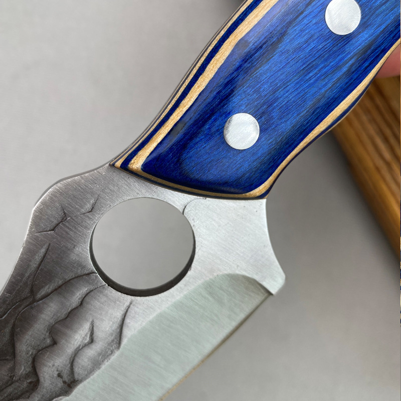 Hand-forged hand meat knife net red boning knife multi-purpose knife blue whale high hardness outdoor meat cutting fruit knife