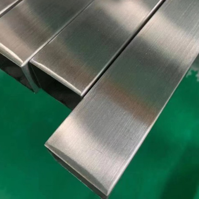 304 Stainless Steel Square Tube 316 201 Polished Brushed Stainless Steel Decorative Square Tube Photovoltaic Bracket Tube Laser Cutting
