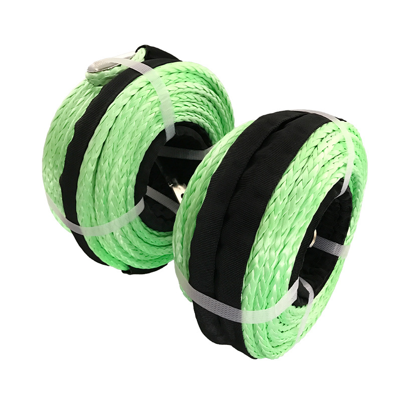 Today's Lite 12-woven strong tension marine operation cable winch rope ultra-high molecular polyethylene rope wear-resistant