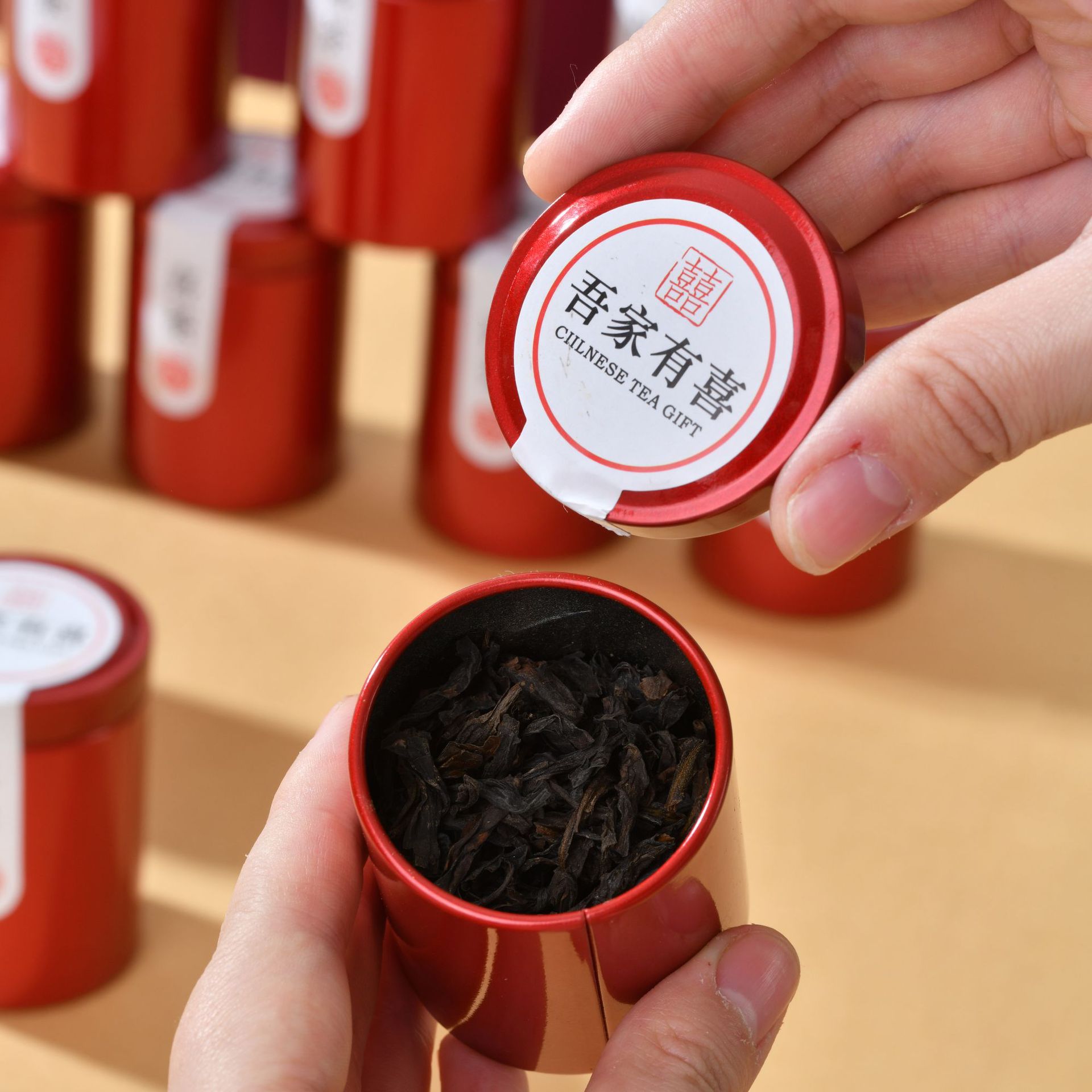 Chinese Wedding Tea Small Pot Tea Wedding Return Gift Souvenir Female Bridesmaid High-end Tea Inner Single Product Small Gift