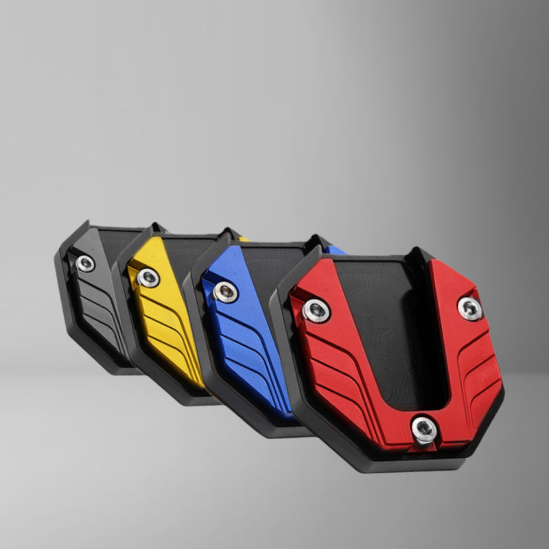 Пластина опоры для ног мотоцикла, аксессуары для модификации электрических транспортных средств, увеличенный боковой подножка, противоскользящая боковая опора