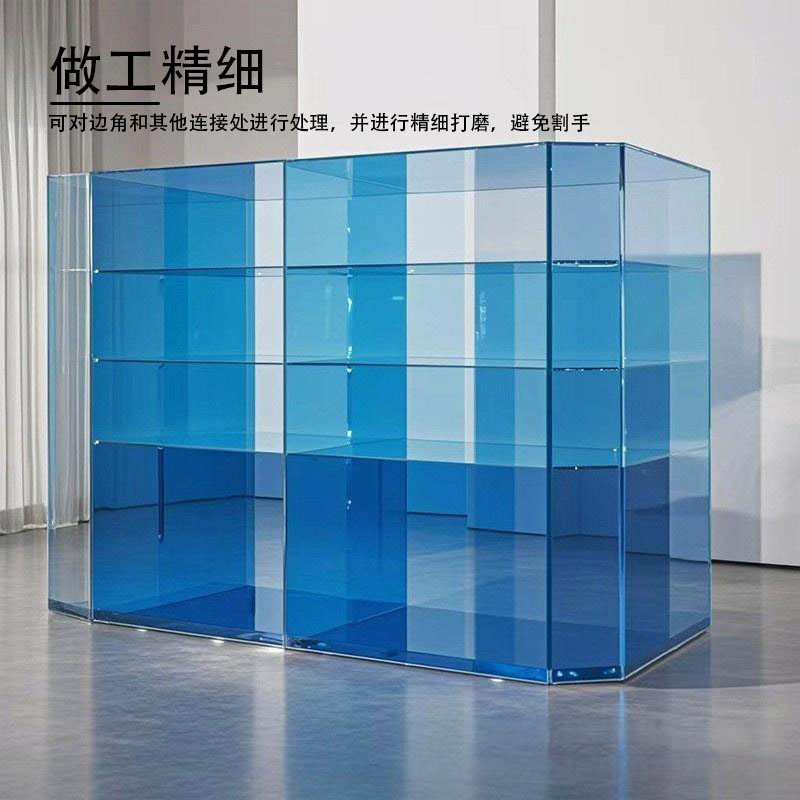 Manufacturer Customized Acrylic Transparent Display Cabinet Clothing Bag Display Cabinet Watch Sample Display Stand