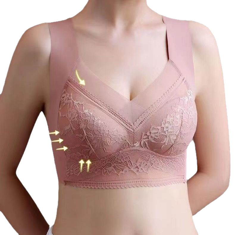 European and American Style Amazon Xiyin Foreign Trade Temu Seamless Bra Women's Underwear Women's Push-Up Plus Size