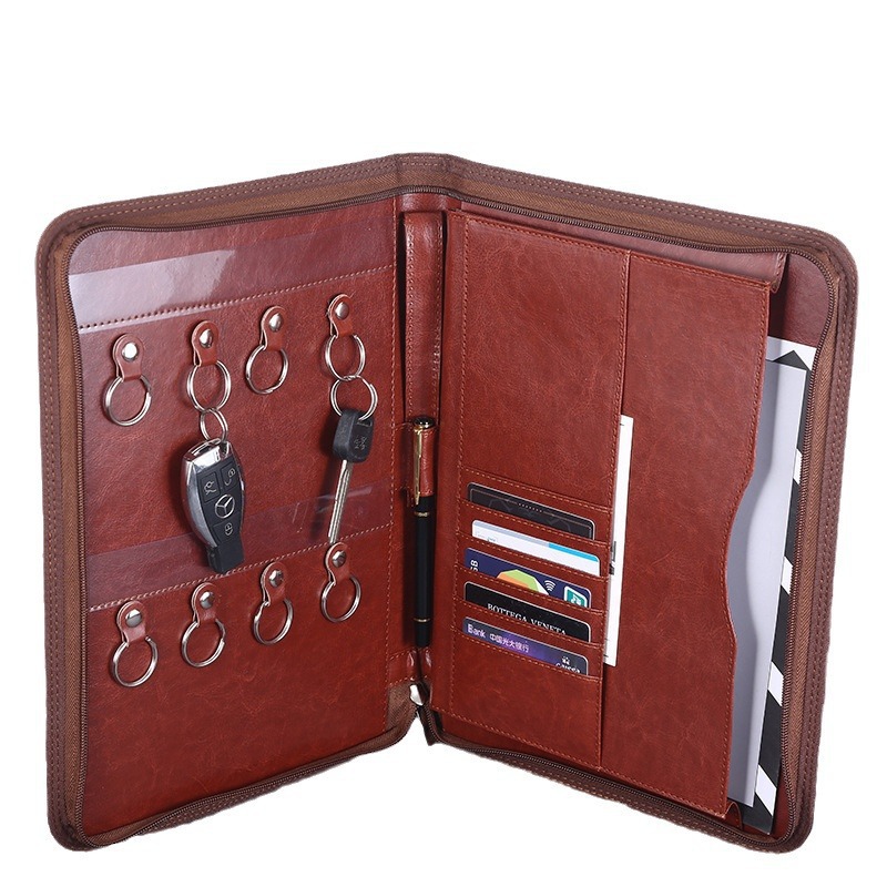 Business Multifunctional Real Estate Sales Gift A4 Manager Folder Delivery Bag Key Bag Folder Customization