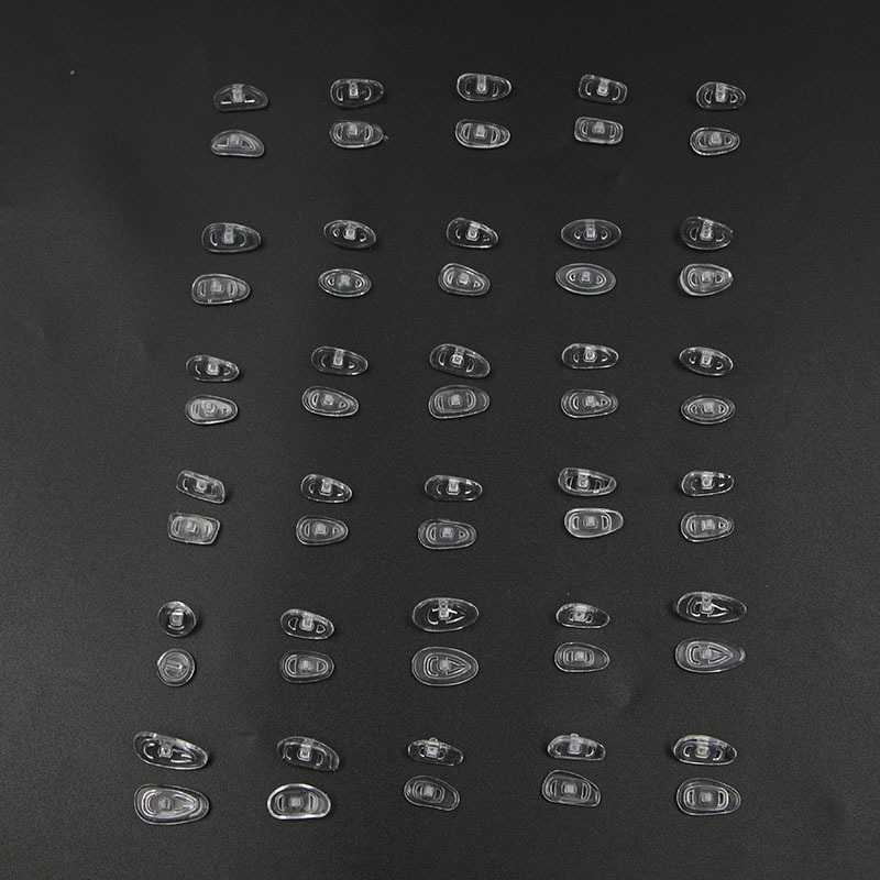 G14 Silicone Glasses Stipules Lock Screw Nose Pads Regardless of Left and Right Silicone Nose Pads Frame Accessories Soft Stipules
