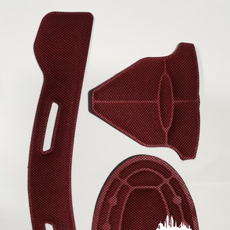 3C Standard Helmet Lining, Three-Piece Set of Self-Adhesive Sweat-Absorbent Breathable Lining, Removable and Washable Foldableing Helmet Lining