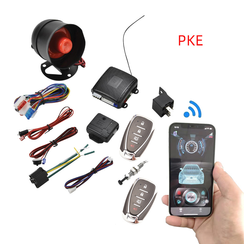 Factory Direct Supply of Cross-Border Products Car Alarm Car Alarm Mobile App/Pke Sensor Switch Lock