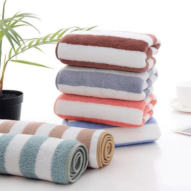 Adult Cationic Soft Absorbent Towel, Quick-Drying Hair Towel, Quick-Drying Face Wash Towel, Household Thickened Bath Towel, Absorbent and Quick-Drying