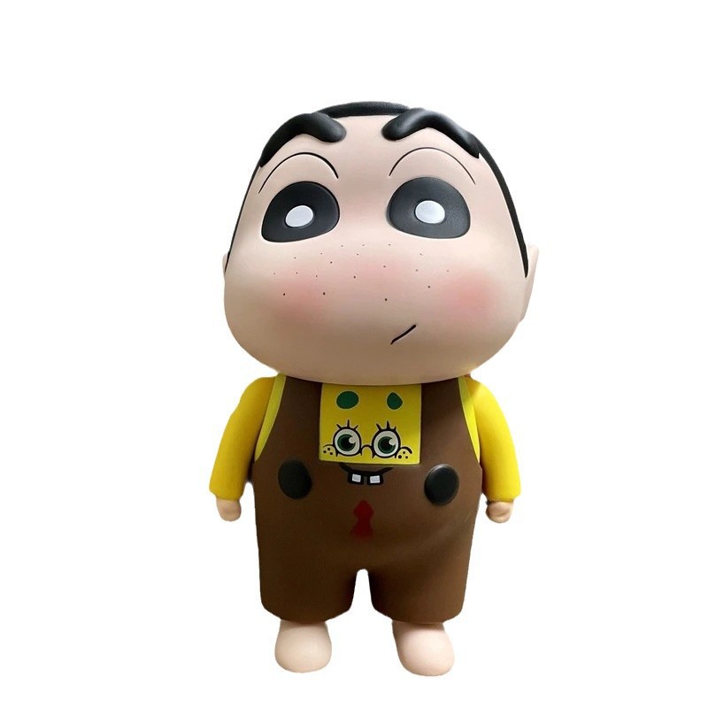 Cute Spongebob Freckles Small New 23cm Crayon Small New Handmade Desktop Bedroom Decoration Trendy Play Ornaments Gift