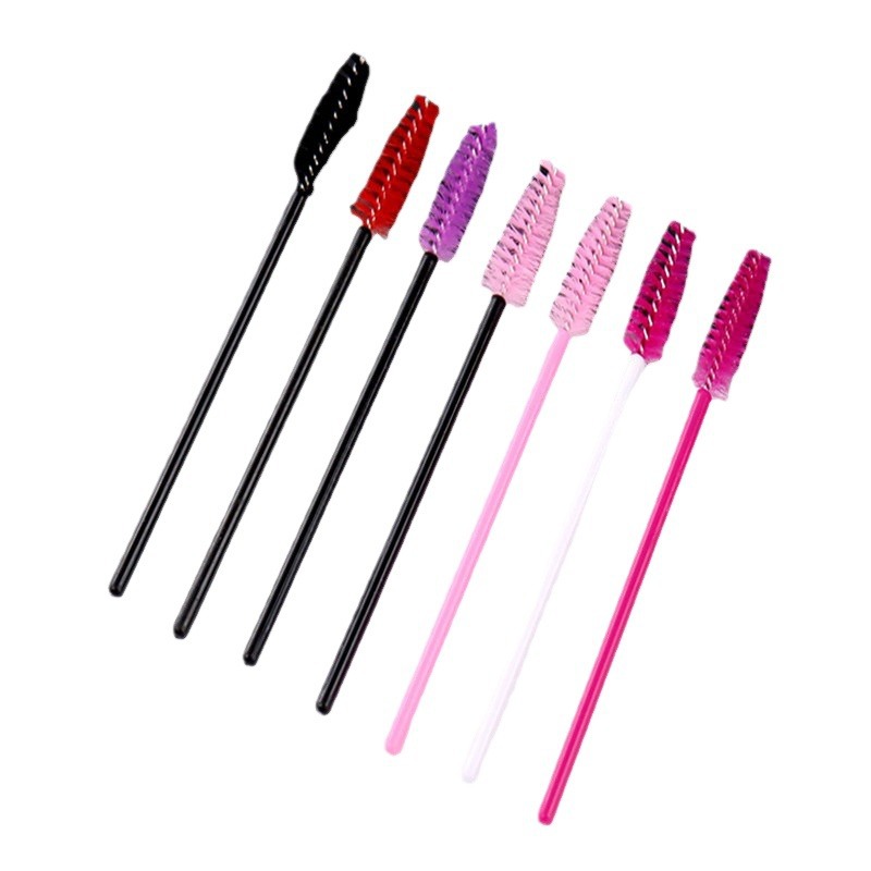Cross-border Kunteng cotton swab planting grafting eyelash brush eyelash comb multi-color mini comb eyelash roll