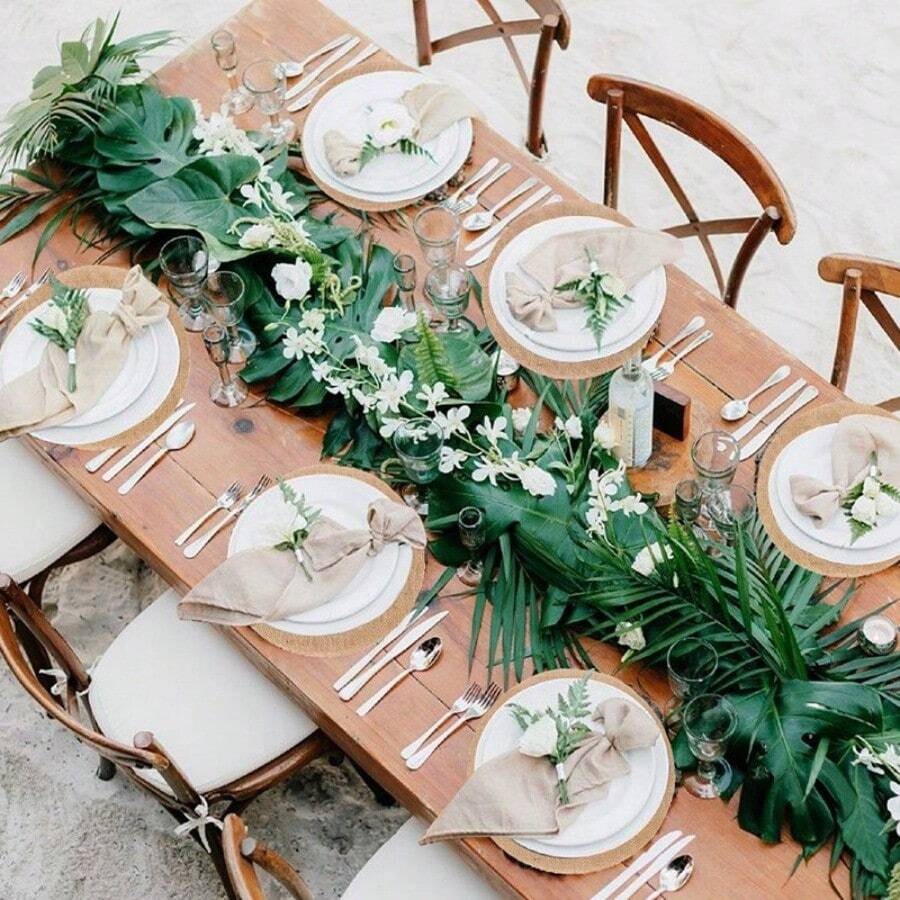 Cross-Border Jute Woven Placemats Nordic Table Mats Cotton and Linen Dining Table Insulation Mats Photography Props Home Decoration Sizing Cloth