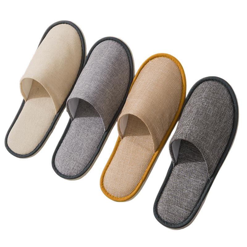 High-End Disposable Slippers for Five-Star Hotels, Non-Slip and Thickened, Suitable for Guesthouses, Hotels, Home Use, Entertaining Guests, Wholesale