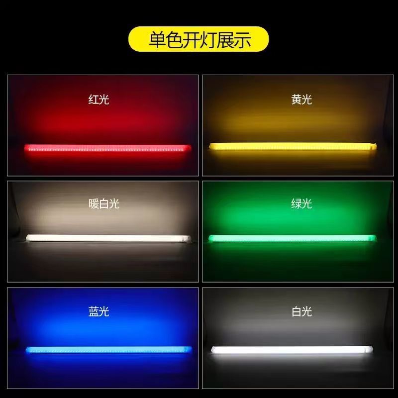 Led Guardrail Tube Advertising Marquee Single Color Colorful Guardrail Line Outline Outdoor Waterproof Sign Building Lighting