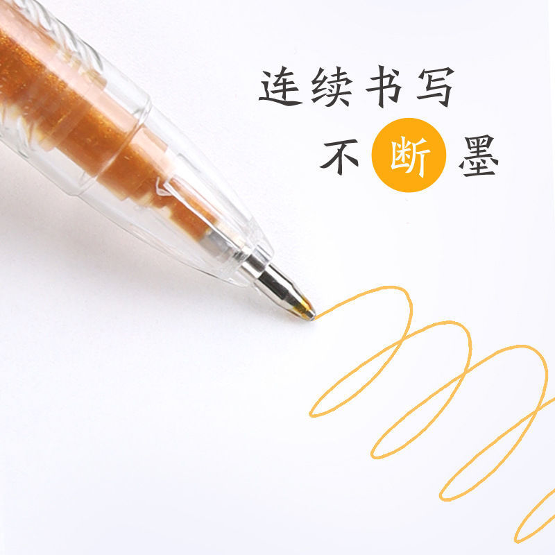 Copy Refill Sandalwood Pen Golden Refill 0.7mm Gold Pen Hand-Copy Special Refill Drawing Buddha Refill Factory