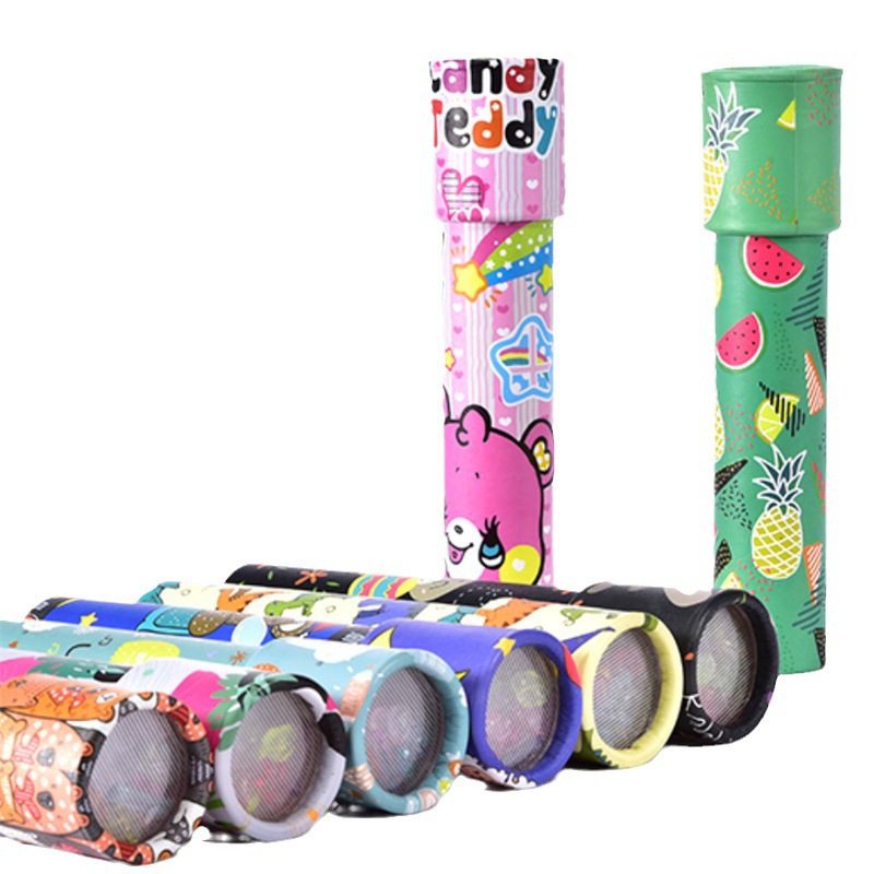 Kaleidoscope Children's Polyprism Toy Magnifying Glass Telescope Science Experiment Kindergarten Nostalgic Gift Stall