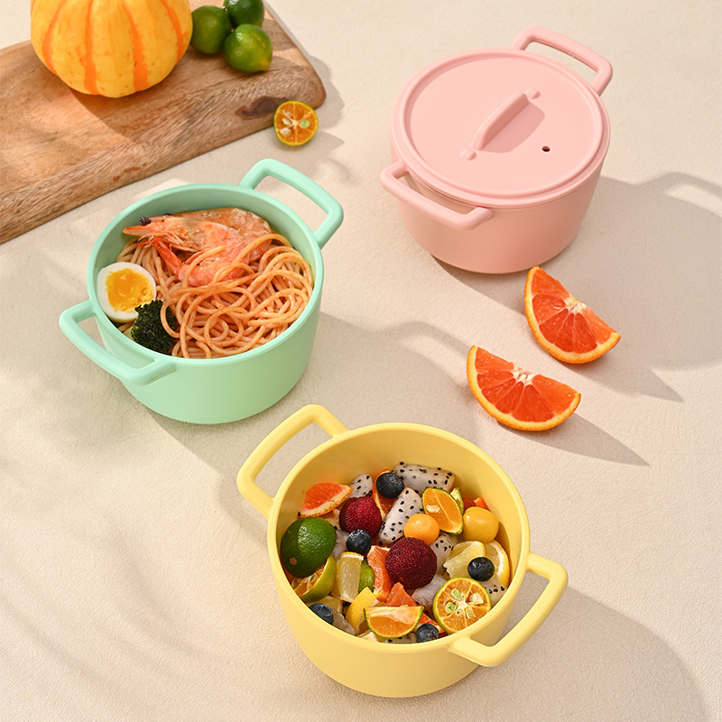 South Korea Food Grade Silicone Cookware Special Utensils for Microwave Steaming Rice Cooker Heating Food High Temperature Resistant Steamer with Lid