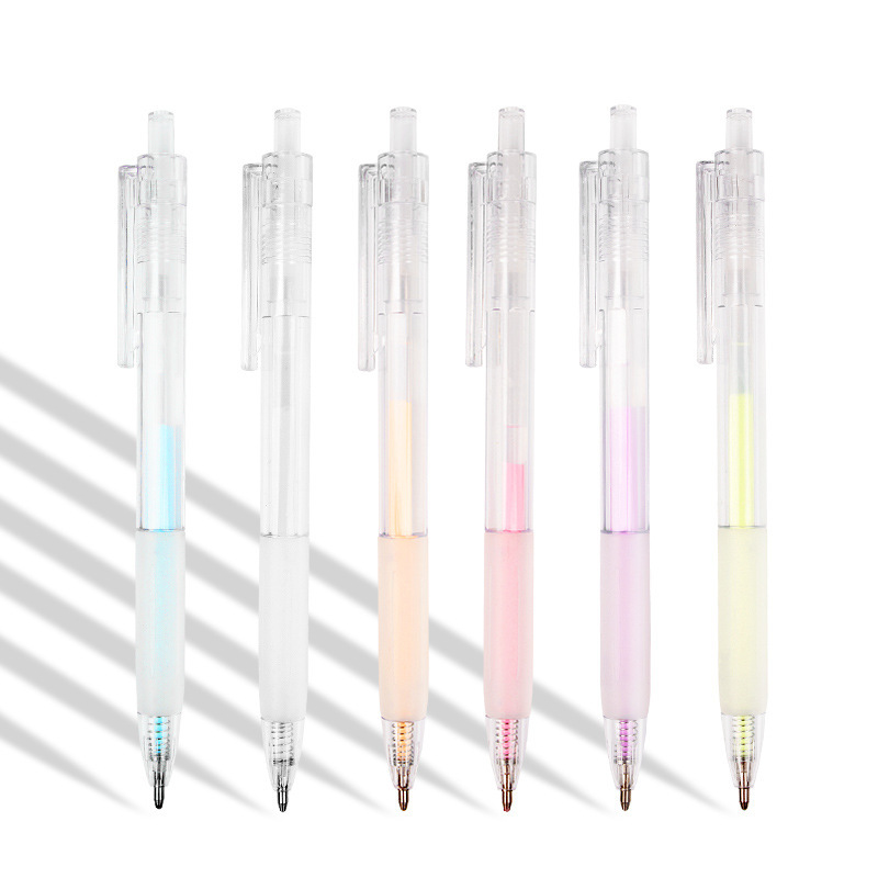 Press-to-use glue dispensing pen hand-account pen-type sticker quick-drying precise application of hand-account glue creative stationery