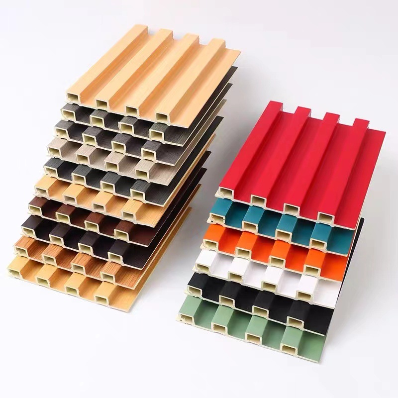 Factory direct bamboo fiber grating board 150 small Great Wall board background wall wall panel decorative board WPC grating board