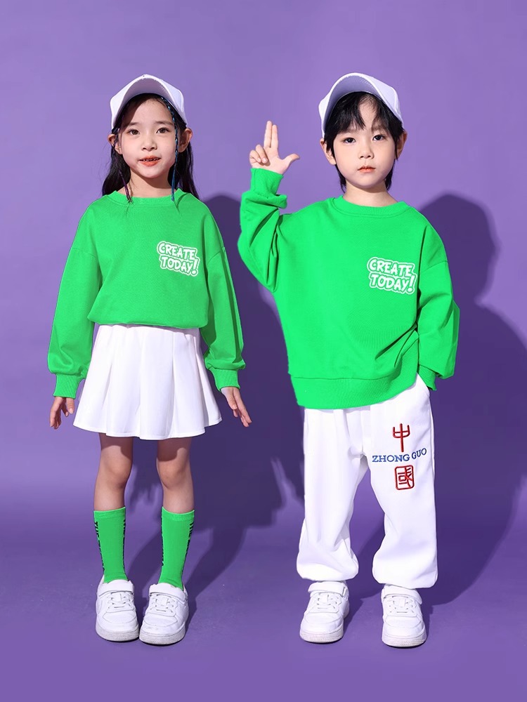 Primary School Games Spring Class Clothes Children's Cheerleading Costumes June 1 Kindergarten Dance Chorus Costumes