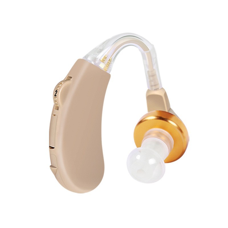 Hearing Aid Behind-The-Ear Noise Reduction Sound Amplifier USB Rechargeable Ear-Hanging English Cross-Border Foreign Trade Wholesale