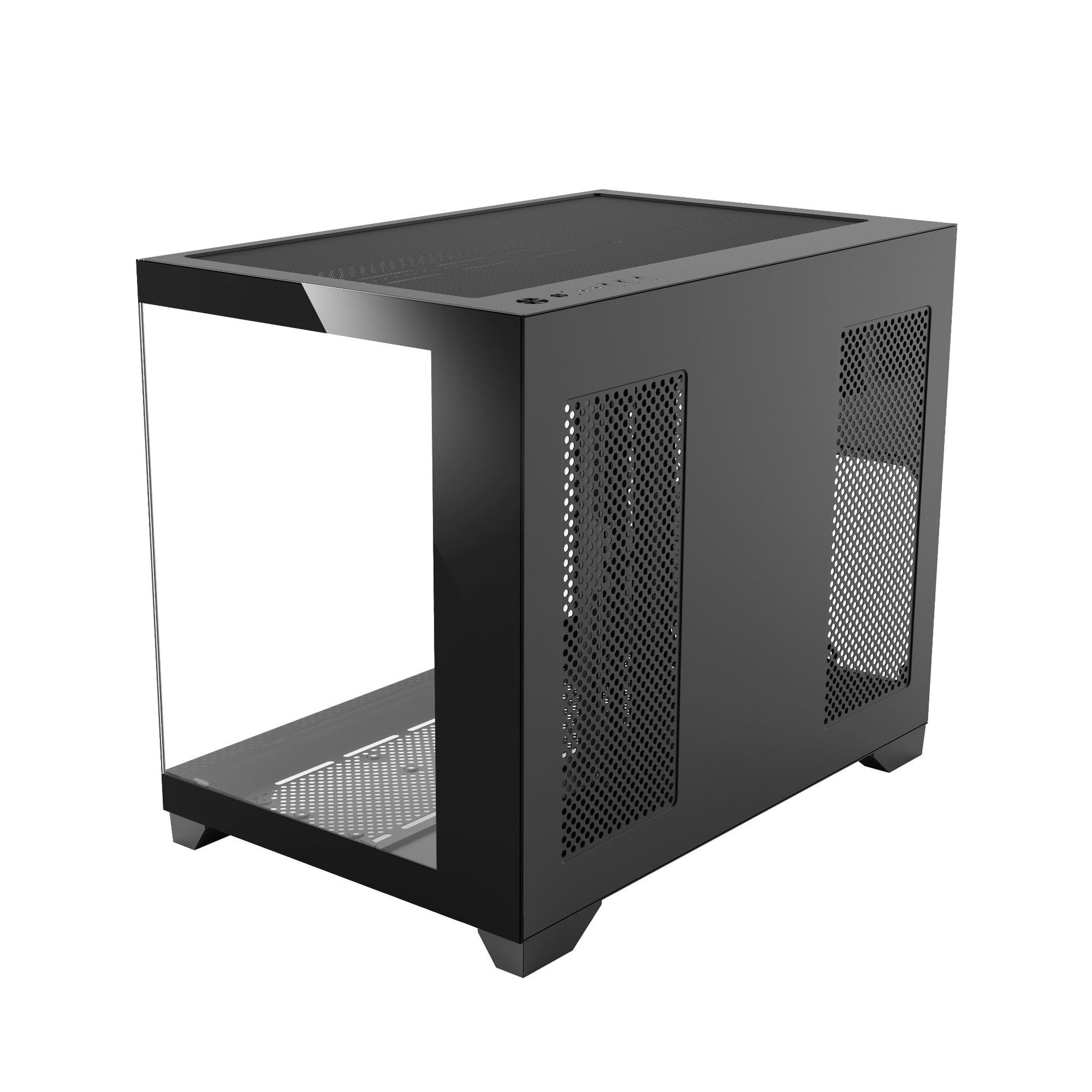 Taike Zhongdian 360 Water-Cooled Desktop Computer Case Shell Game E-Sports Matx Columnless Sea View Room Case