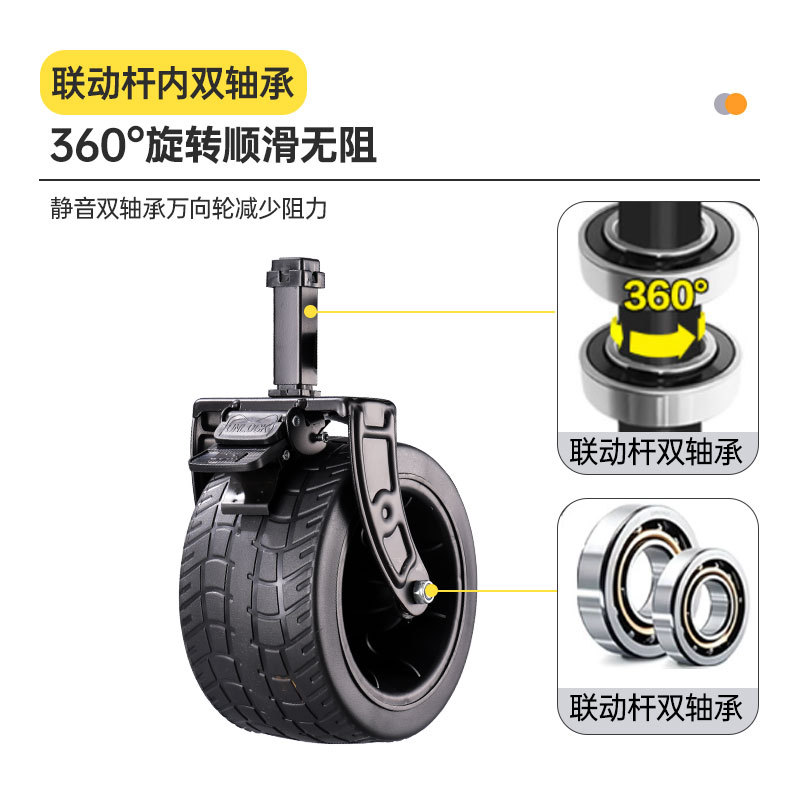 New Camping Cart for Outdoor Camping, Outings, Grocery Shopping, Folding Camping Cart, Portable Picnic Cart