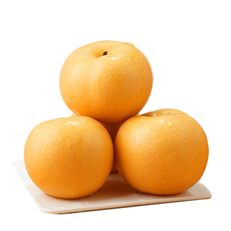 Wholesale Laiyang Qiuyue Pear Fresh Fruit 2.5kg Crisp, Sweet and Juicy Seasonally Picked Whole Box Rock Sugar Shandong Qiuyue Pear