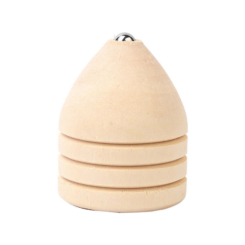 Ginkgo Wood Gyro Spot Wholesale Gyro Set Wooden Children's Small Gyro Youth Toy Manufacturer Wholesale