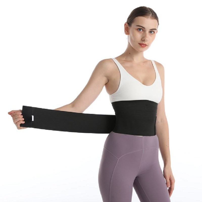 Cross-Border New Sports Girdle Yoga Fitness Corset Webbing Elastic Elastic Wrapped Abdominal Belt
