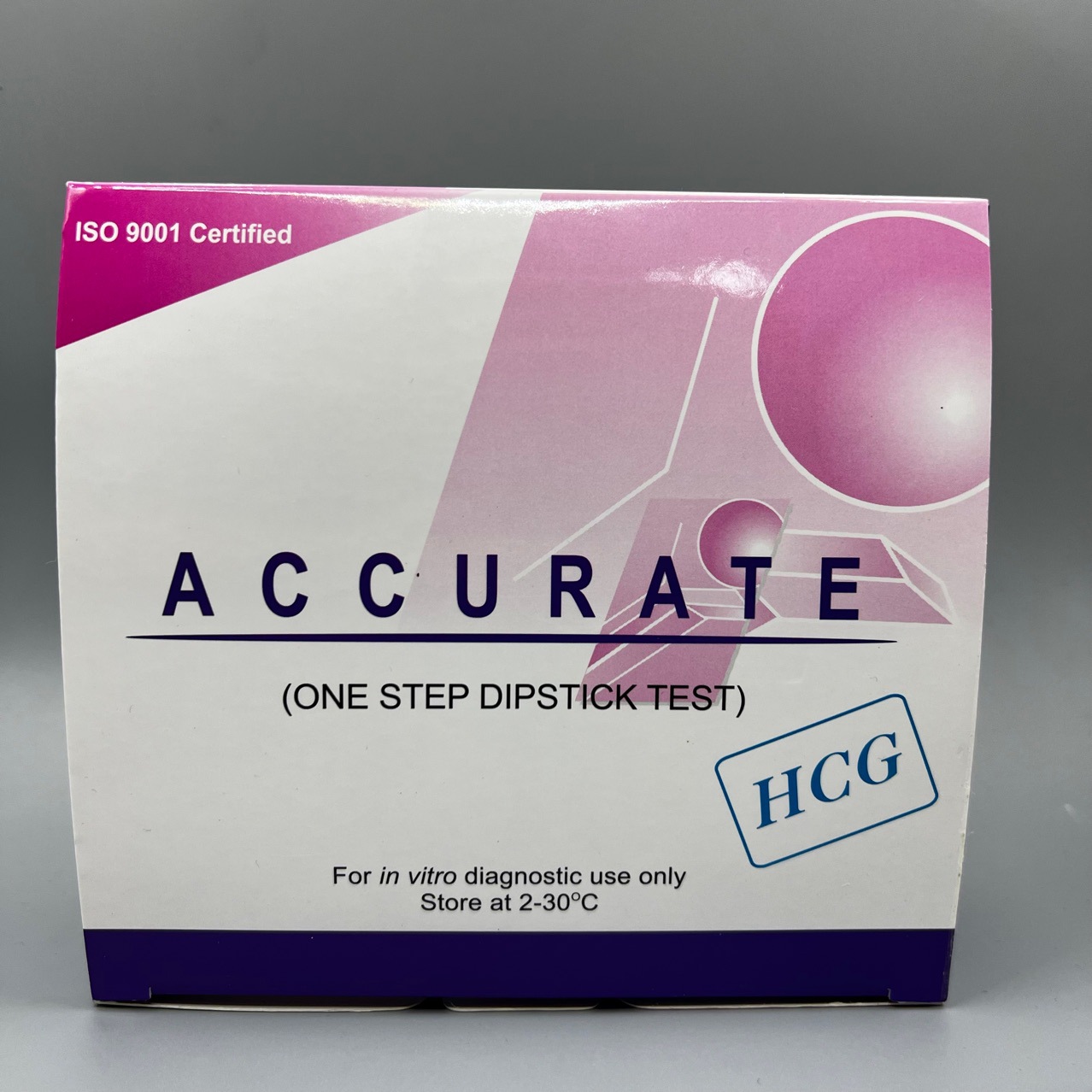 Тест-полоски Hcg для экспорта за границу, английская версия, 50 штук, портативные, высокоточные, медицинские, быстрый тест на беременность