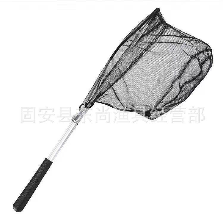 Luya fishing small size copy net ice fishing fly fishing stream fly horse mouth copy net copy net portable aluminum alloy fishing net