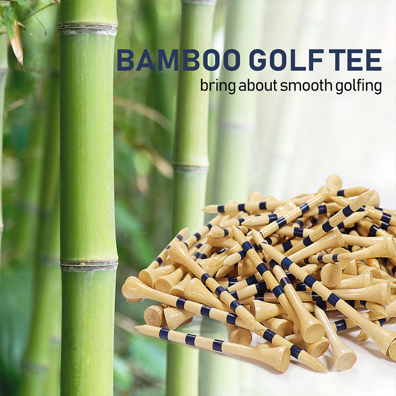 Golf Tee Bamboo Tee Ball Holder T-Tee 38/70/83mm Bamboo Golf Accessories Special Use