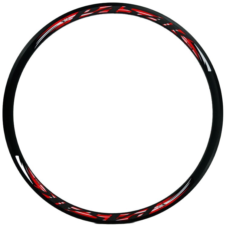 700C road bike Rim bicycle rim 20-hole 24-hole French mouth frosted reflective character 460g double-layer knife ring
