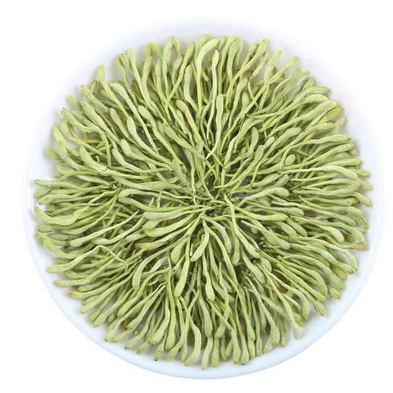 Wholesale Henan Fengqiu Honeysuckle Bulk 500g Fluffy Honeysuckle Tea New Arrival Canned Dry Mountain Honeysuckle Tea