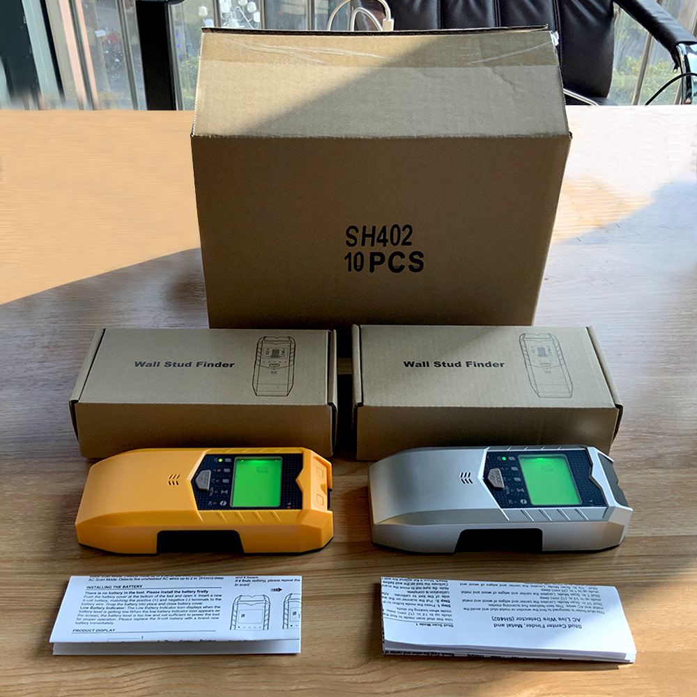 Sh402 Multifunctional Wall Detector Wire Scanner Metal Measuring Instrument Dark Line Metal Wood Sheet