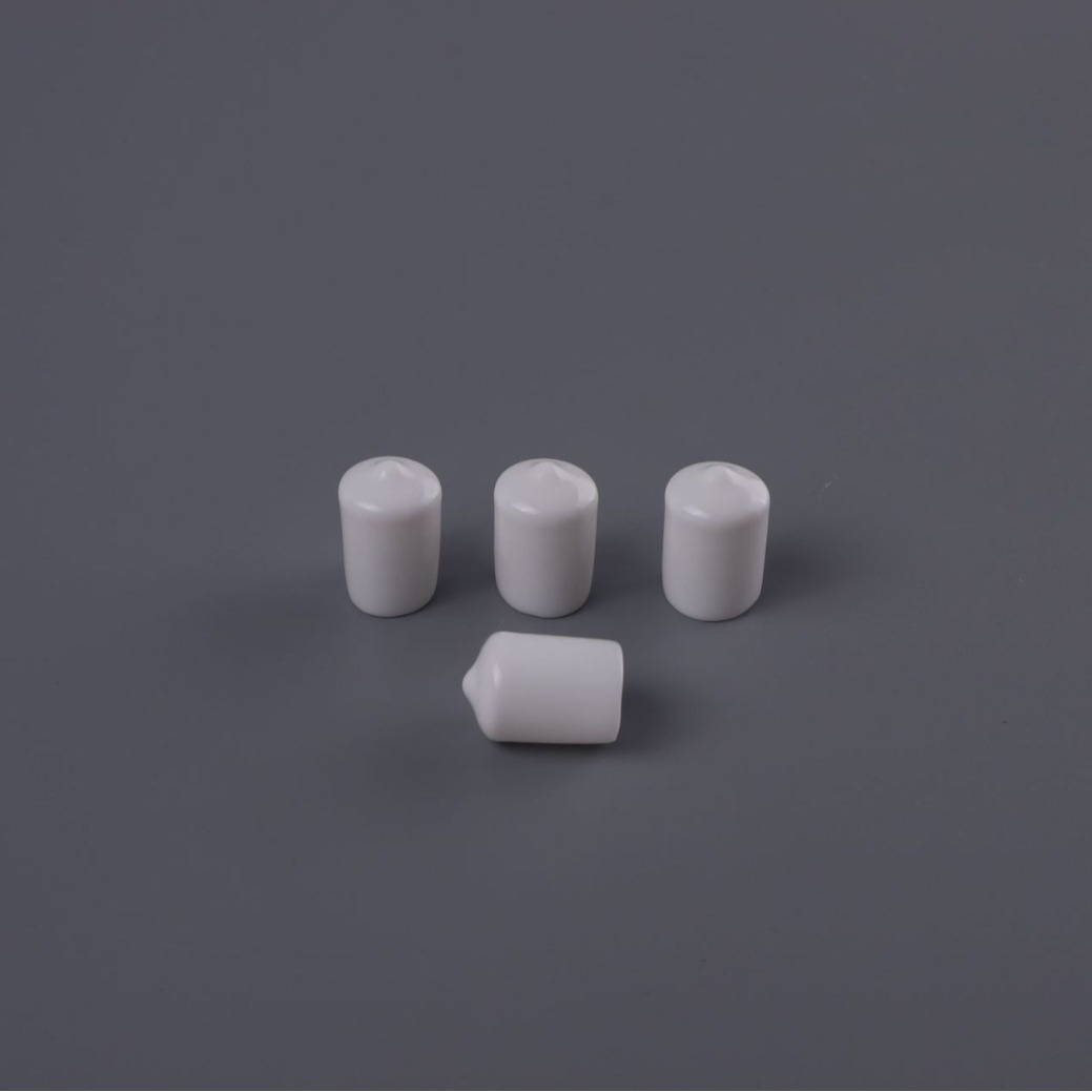 Threaded Protective Sleeve Stainless Steel Pipe Hook Cylinder Protective Cap Rubber Cap Electroplated Sleeve Wholesale Transparent Insulation Protection