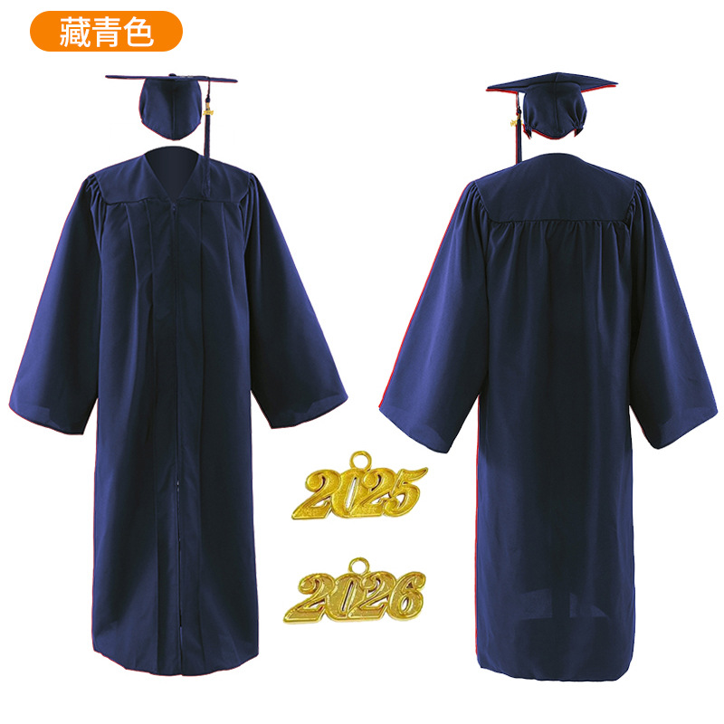2025 Cross-Border Amazon Bachelor's Uniform Graduation Uniform Suit High School College Student Learning Uniform Graduation Ceremony Dress