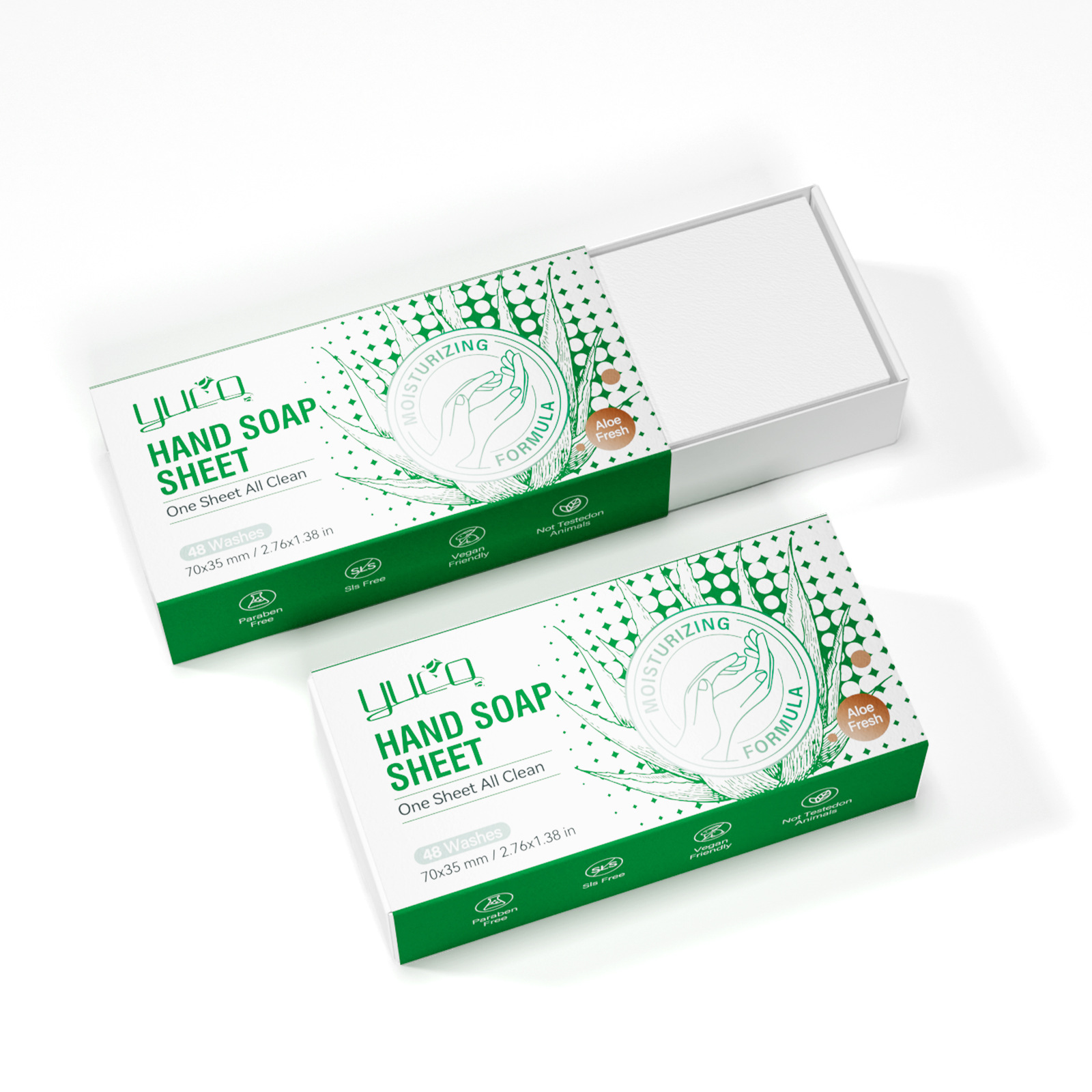 Travel Hand Soap Tablets, Disposable Hand Soap Tablets, Portable Aloe Vera Fragrance, Safe and Environmentally Friendly, Multi-Foam, Cross-Border Supply