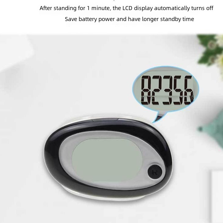 3D sensor pedometer one-click operation with waist clip lanyard factory private model cross-border e-commerce hot selling pedometer