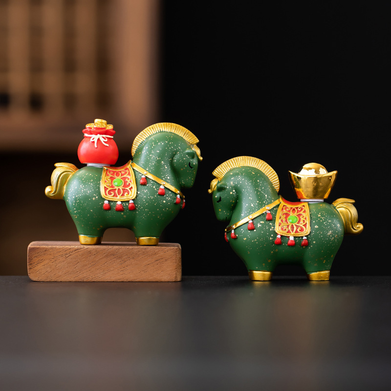 New Chinese Style, Get Rich Immediately, Succeed Immediately, Creative Horse Ornaments, Tea Pet Decorations, Opening Gifts, Tea Table Ornaments