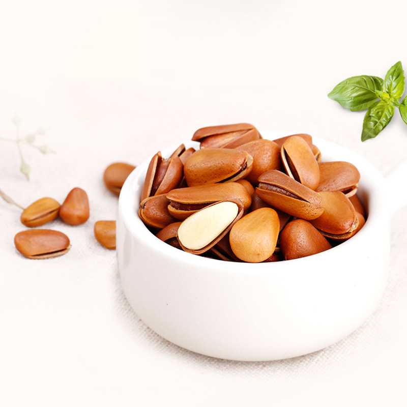 Baicaowei Northeastern Pine Nuts 100g Box Size 60 Packages New Year Flavor Holiday Nuts Roasted Seeds and Nuts Casual Snacks Wholesale